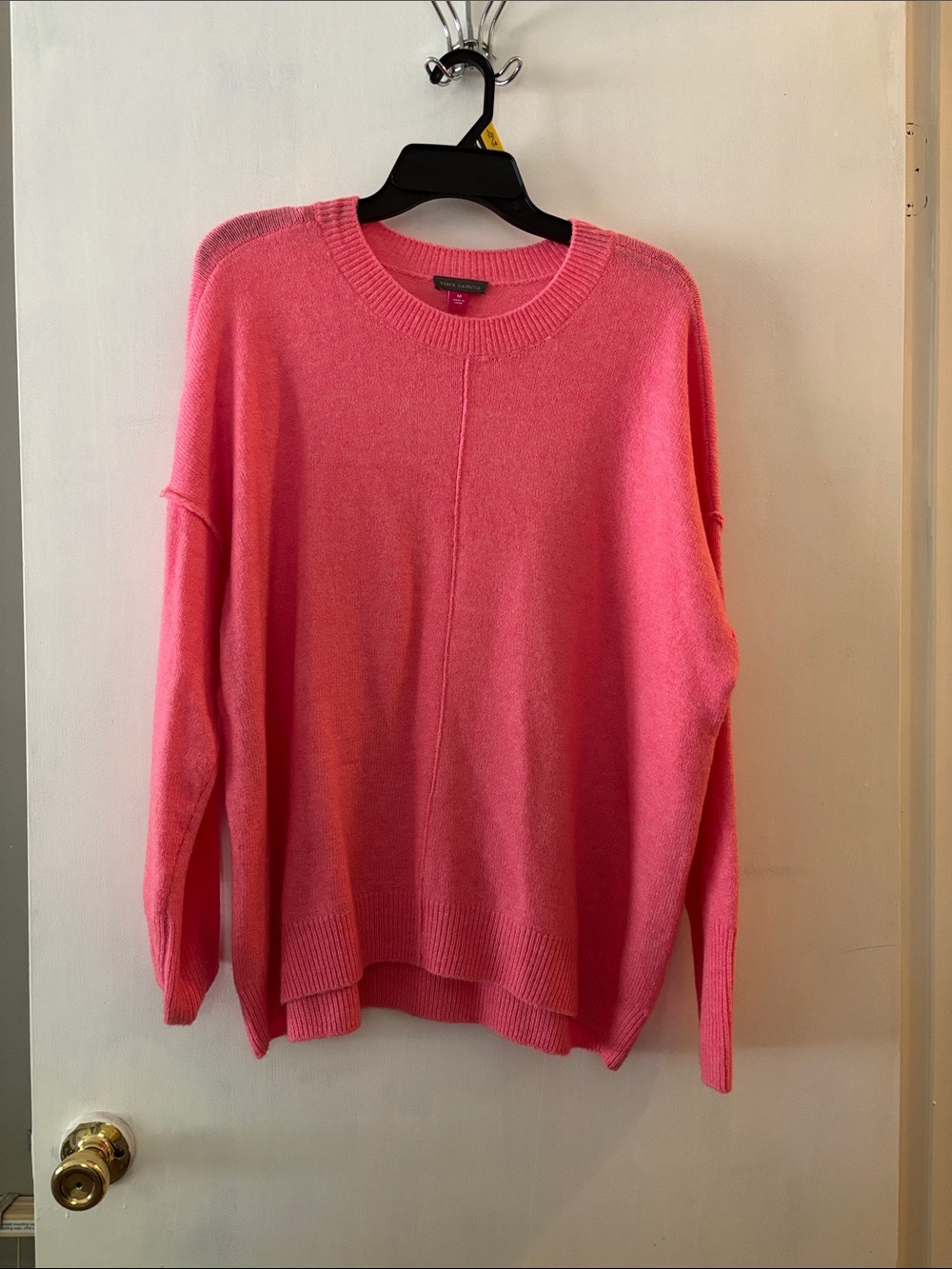 Vince Camuto Hot Pink Crewneck Sweater